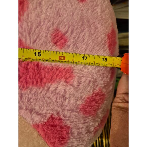 Pink Leopard Pig Fuzzamallow 18x15" - Picture 4 of 5